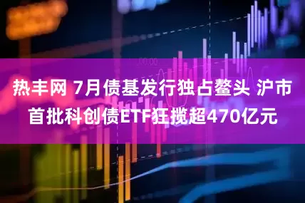 热丰网 7月债基发行独占鳌头 沪市首批科创债ETF狂揽超470亿元