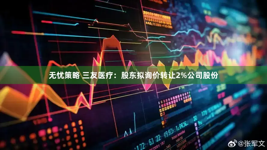 无忧策略 三友医疗：股东拟询价转让2%公司股份