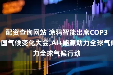 配资查询网站 涂鸦智能出席COP30联合国气候变化大会,AI+能源助力全球气候行动